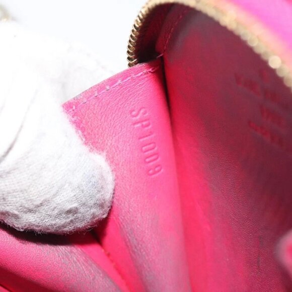 LOUIS VUITTON Vernis Rose Porte Monnaie Chapeau Coin Purse - Picture 13 of 16